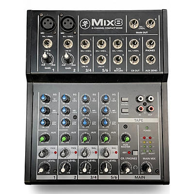 Used Mackie Mix8 Unpowered Mixer