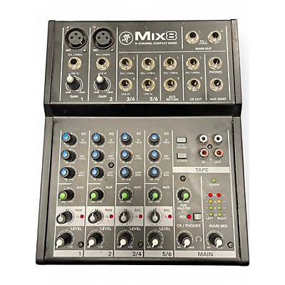 Used Mackie Mix8 Unpowered Mixer