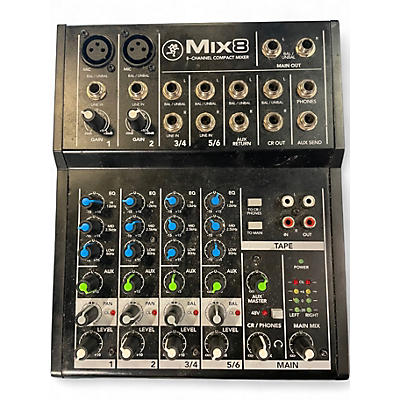 Used Mackie Mix8 Unpowered Mixer