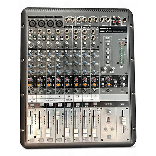 Used Mackie Onyx 1220 Unpowered Mixer