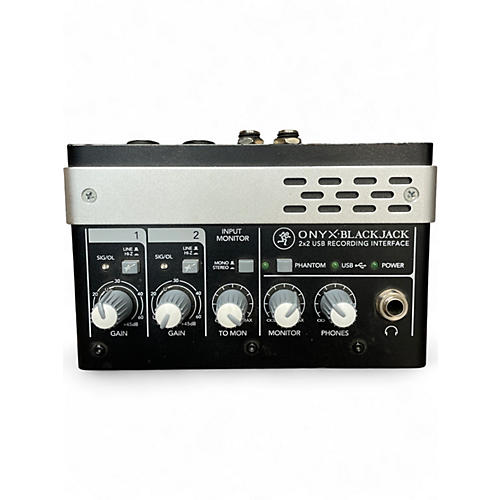 Used Mackie Onyx blackjack Audio Interface