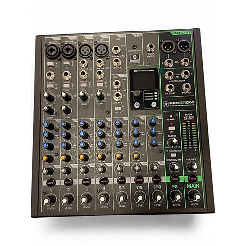 Used Mackie PROFX10 GO Unpowered Mixer