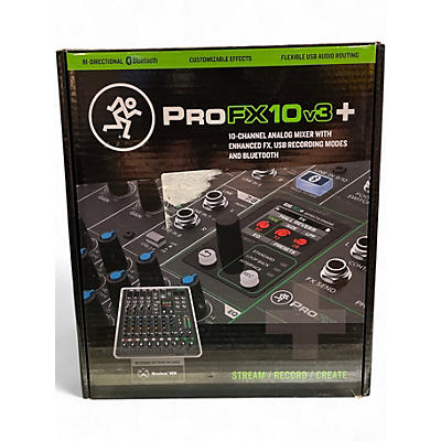 Used Mackie PROFX10 v3 + Unpowered Mixer