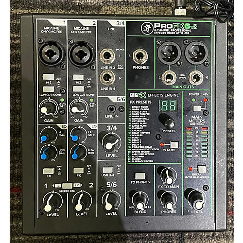 Mackie Used Mackie PROFX6 Powered Mixer