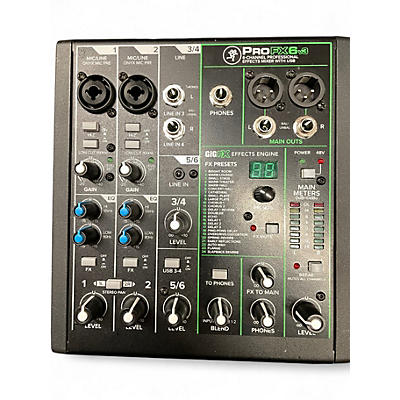 Used Mackie PROFX6 Powered Mixer