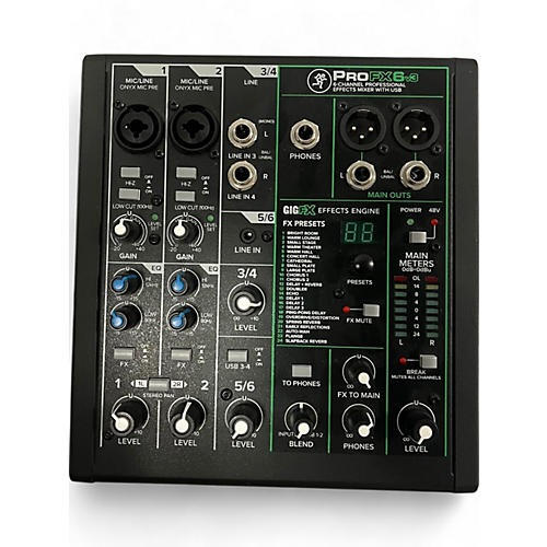 Mackie Used Mackie PROFX6 Unpowered Mixer