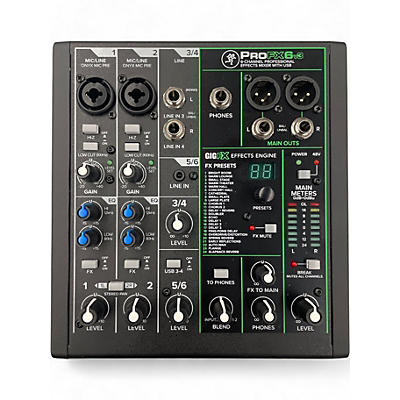 Used Mackie PROFX6 V3 Unpowered Mixer