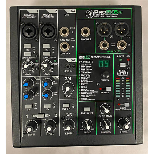 Mackie Used Mackie PROFX6V3 Powered Mixer