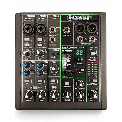 Used Mackie PROFX6V3 Powered Mixer