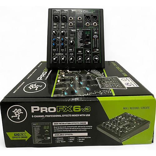Used Mackie PROFX6V3 Unpowered Mixer