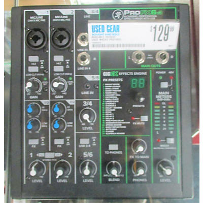 Used  Mackie PROFX6V3