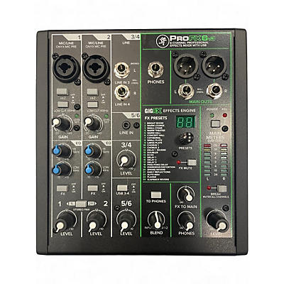 Used Mackie ProFX6v3 Unpowered Mixer