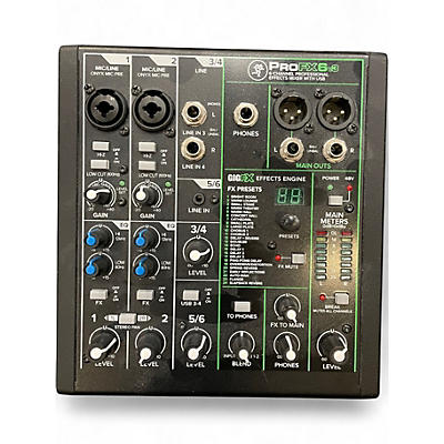 Used Mackie ProFX6v3 Unpowered Mixer