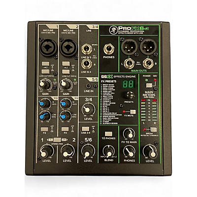 Used Mackie ProFX6v3 Unpowered Mixer