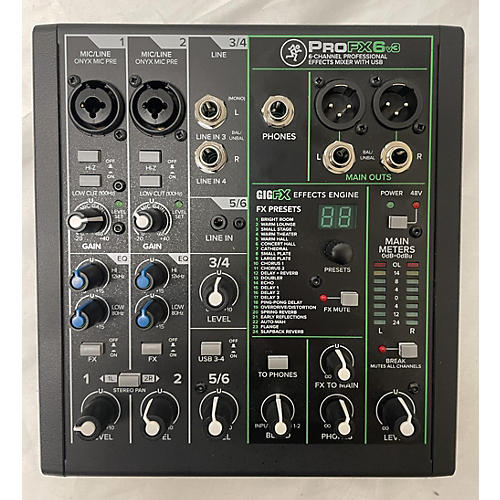 Mackie Used Mackie ProFXV3 Unpowered Mixer