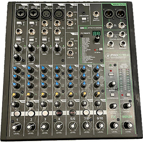 Mackie Used Mackie ProFx10v3 Unpowered Mixer