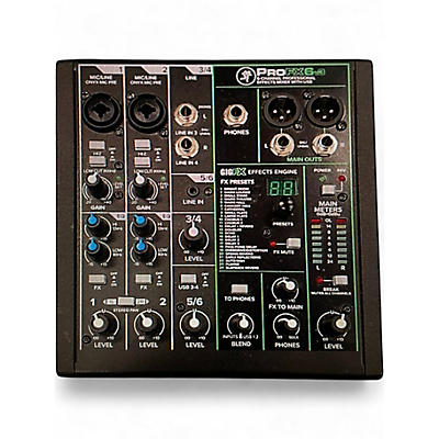 Used Mackie Profx6v3 Unpowered Mixer