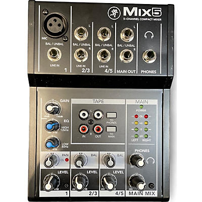 Mackie Used Mackie mix 5 Line Mixer