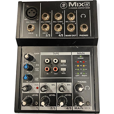 Used Mackie mix 5 Unpowered Mixer