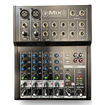 Used Mackie mix 8 Unpowered Mixer