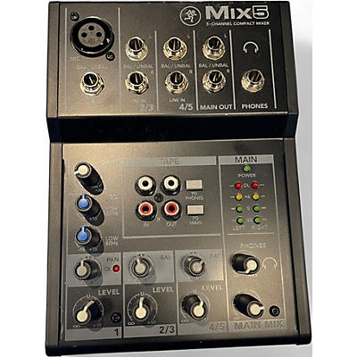 Used Mackie mix5 Unpowered Mixer