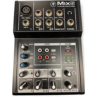 Used Mackie mix5 Unpowered Mixer