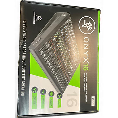 Used Mackie onyx16 Unpowered Mixer