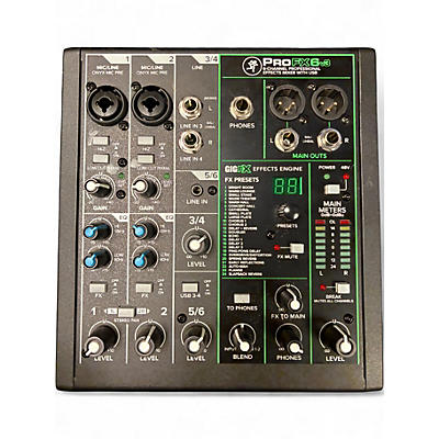 Used Mackie profx 6v3 Unpowered Mixer