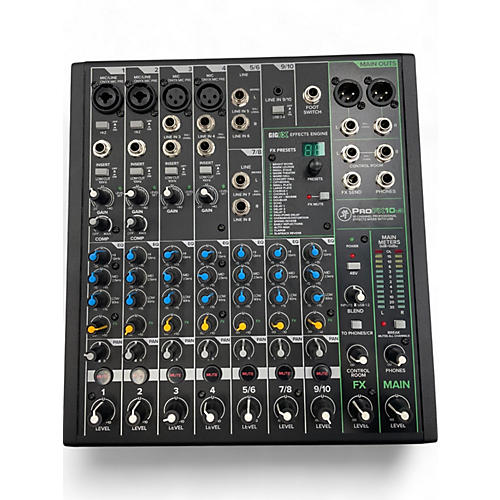 Mackie Used Mackie profx10v3 Unpowered Mixer