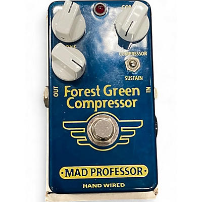 Used Mad Professor Forest Green Compressor Hand Wired Effect Pedal