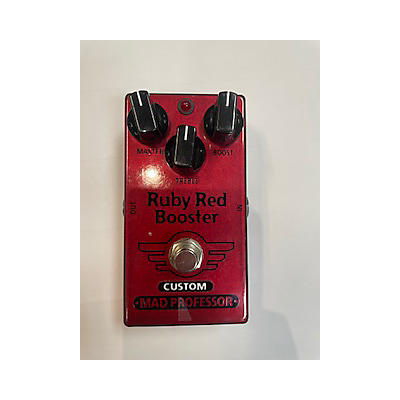 Mad Professor Used Mad Professor Ruby Red Booster Custom Effect Pedal