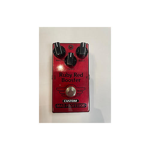 Mad Professor Used Mad Professor Ruby Red Booster Custom Effect Pedal