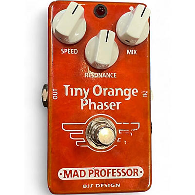 Used Mad Professor Tiny Orange Phaser Hand-Wired Version Effect Pedal