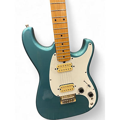 Used Madeira By Guild EG-60 Blue Solid Body Electric Guitar