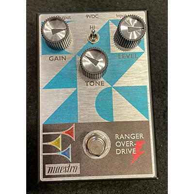 Maestro Used Maestro RANGER OVERDRIVE Effect Pedal