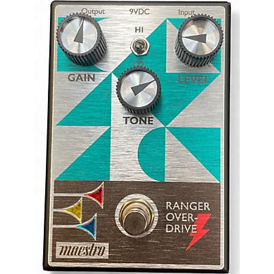 Used Maestro Ranger Overdrive Effect Pedal