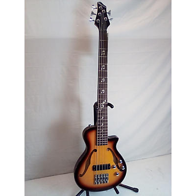 Maestro Used Maestro Single Cut Hollow-body 3 Color Sunburst Electric Bass Guitar