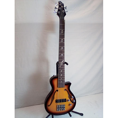 Maestro Used Maestro Single Cut Hollow-body 3 Color Sunburst Electric Bass Guitar 3 Color Sunburst