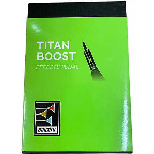 Used Maestro TITAN BOOST Effect Pedal