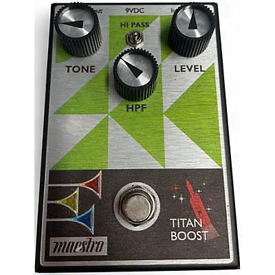 Used Maestro TITAN BOOST Effect Pedal