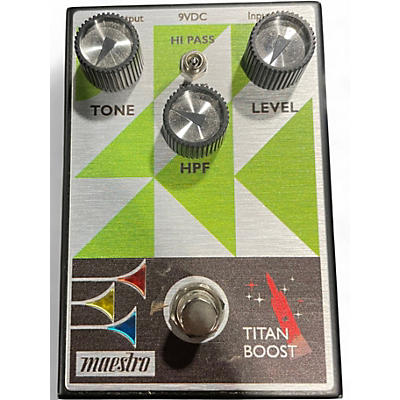 Used Maestro TITAN BOOST Effect Pedal
