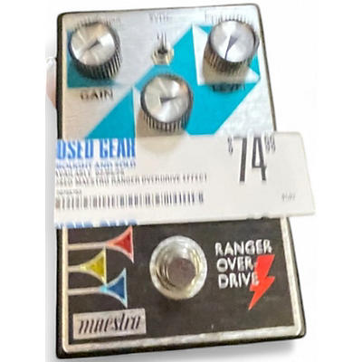 Used Maestro ranger overdrive Effect Pedal