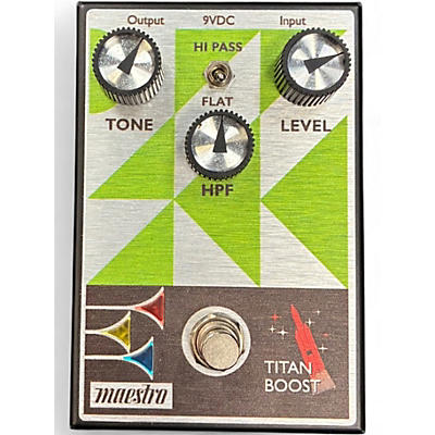 Used Maestro titan boost Effect Pedal