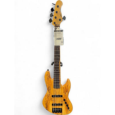 Used Maghini M Bass MJ5 Natural Electric Bass Guitar