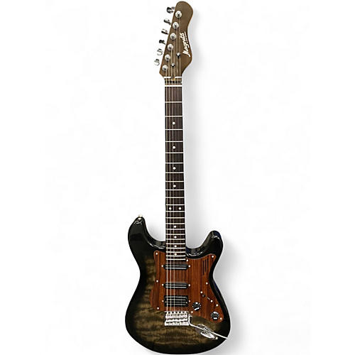 Used Magneto u-one Black Solid Body Electric Guitar Black
