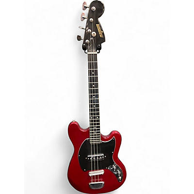Used Magnum SHORT SCALE Wine Red Electric Bass Guitar