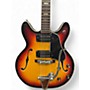 Used Magnum Semi Hollow Sunburst Hollow Body Electric Guitar Sunburst
