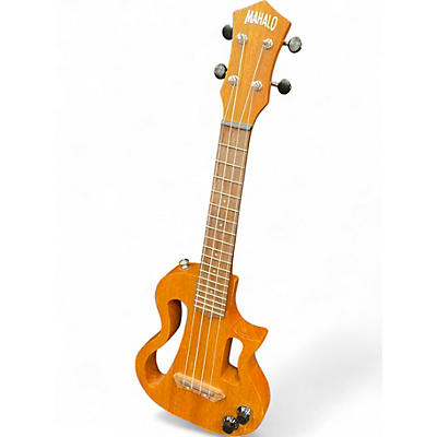 Used Mahalo EUK 200 UKULELE Amber Ukulele
