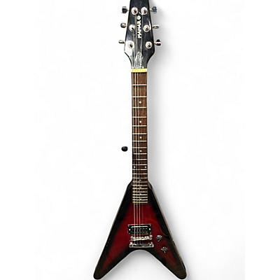 Used Mahar FLYING V Crimson Red Burst Solid Body Electric Guitar