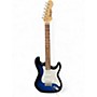 Used Mahar Strat Style Blue Solid Body Electric Guitar Blue